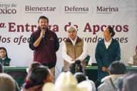 Gobierno de Hidalgo acompaña distribución de apoyos a afectados por lluvias
