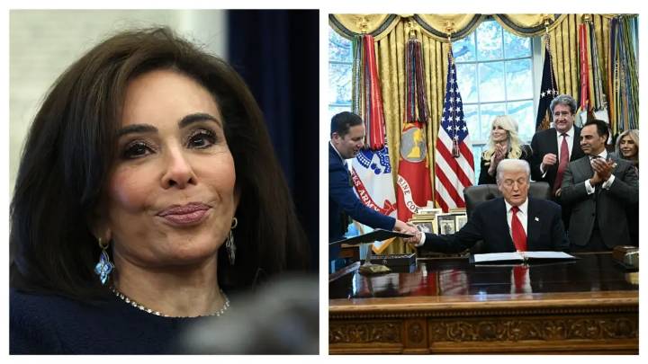 ‘It’s So Weird’: Trump’s Distraction After His Public Humiliation Descends Into Chaos in the Oval Office When Viewers Catch Jeanine Pirro Scolding Guests