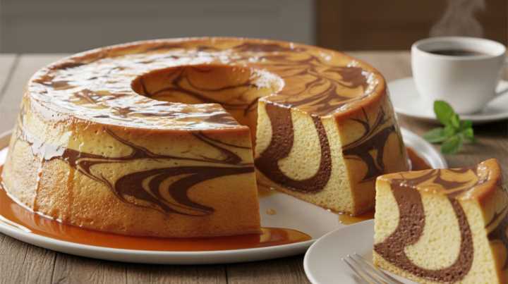 Flan Casero Marmolado en Microondas: Rápido, Fácil y Sin Complicaciones