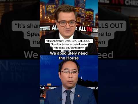 'It's shameful': Dem. Sen. CALLS OUT Speaker Johnson on failure to negotiate gov't shutdown