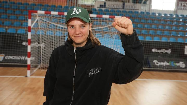 Anna Sydorenko, jugadora ucraniana del Burela FS: «Me he acostumbrado a estar lejos de mi casa»