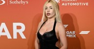 Ava Max’s Sleek Black Dress Has Playful Tie