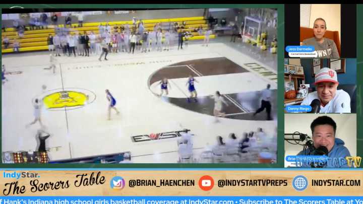 The Scorers Table: Jess Darmelio breaks down Carmel's game-winning play vs. Evansville Central