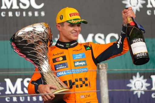 Norris wins Formula 1's Brazilian Grand Prix to extend his lead with 3 races left