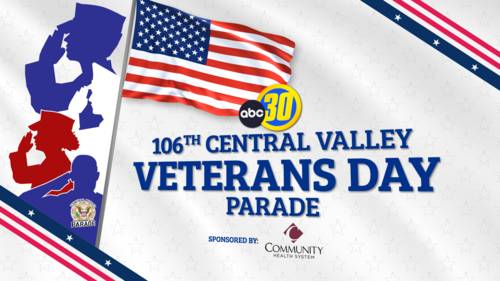 106th Central Valley Veterans Day Parade in Downtown Fresno