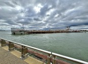 Freighter runs aground in Detroit River on Thanksgiving Day