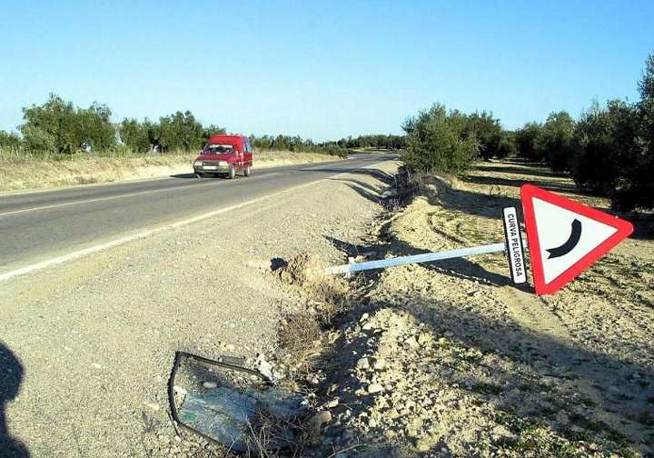 Los puntos negros por accidentes de tráfico superan los 270 kilómetros