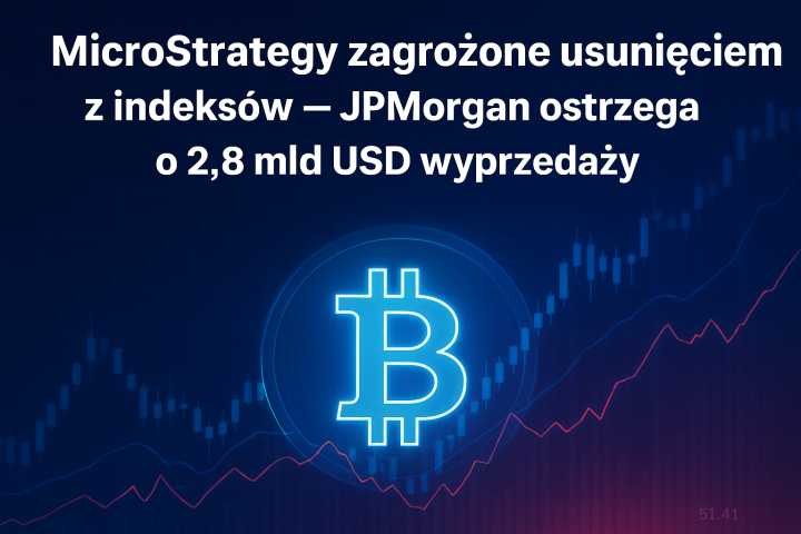 MicroStrategy zagrożone usunięciem z indeksów