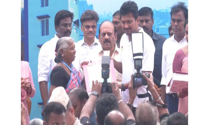 Tamil Nadu Deputy CM Udhayanidhi Stalin inaugurates 584 housing units in Chennai