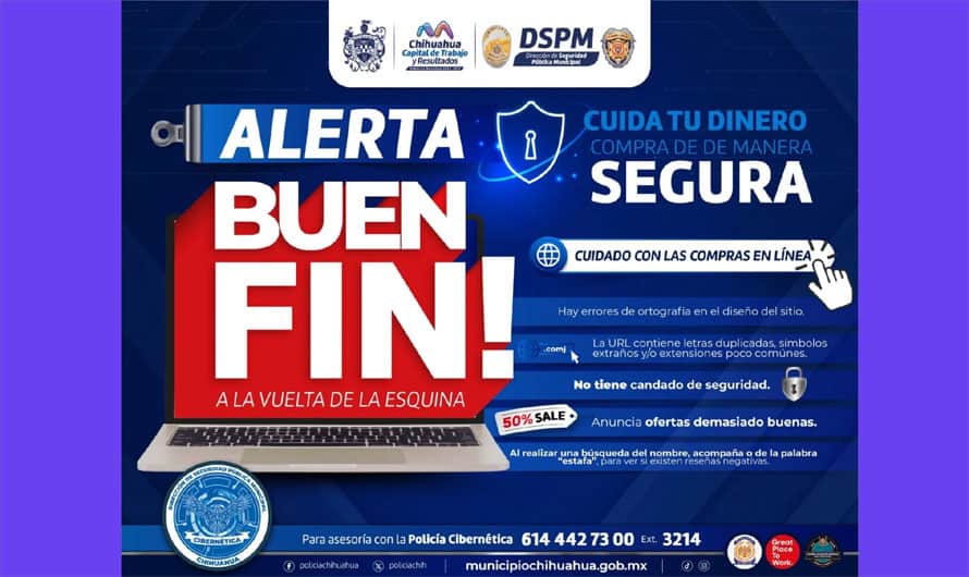 Evite fraudes en línea durante el Buen Fin