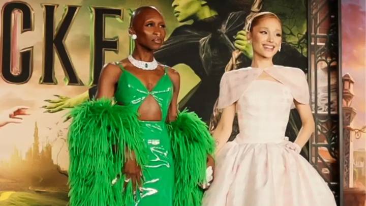 You Just Grabbed Her Round the Neck': 'Wicked' Star Cynthia Erivo Viciously Shoves Fan Who Jumped on Ariana Grande During Premiere