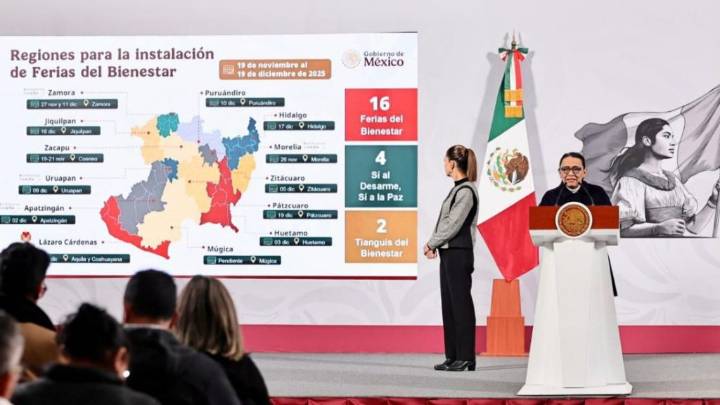 Arrancan Ferias del Bienestar y “Sí al desarme, sí a la paz” como parte del Plan Michoacán