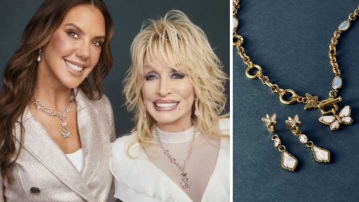 Kendra Scott Dolly Parton new holiday jewelry collection 'Change It'