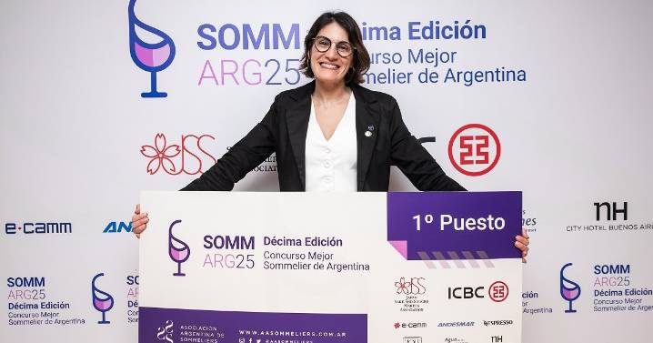 Alma Cabral Arrieta se coronó como la mejor sommelier de Argentina 2025