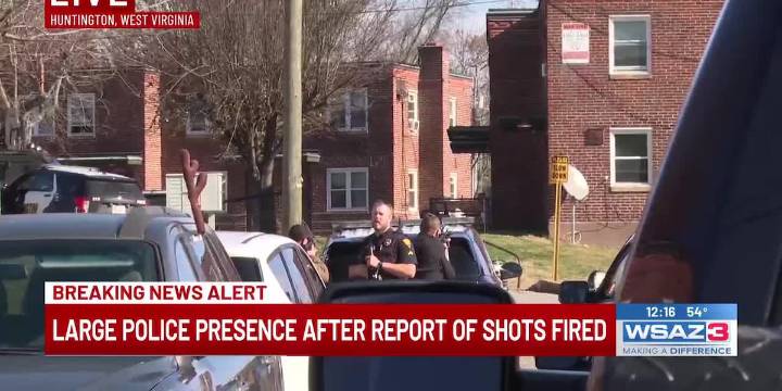 Large police presence after report of shots fired