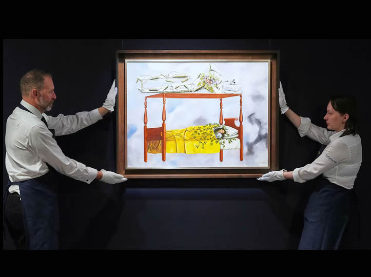 Este es el cuadro de Frida Kahlo que rompió un récord en subasta con 54 millones de dólares