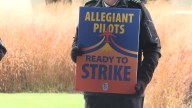 Allegiant Air Pilots protest in Indy, demanding fair contract