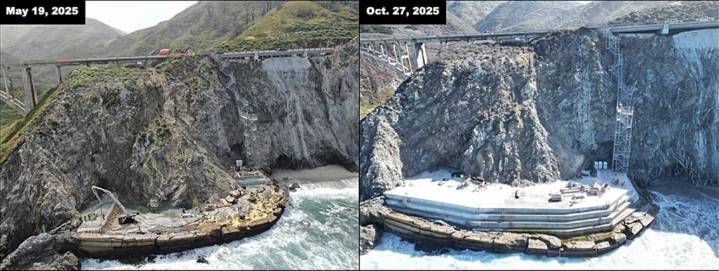 Highway 1: One last closure as Rocky Creek project nearly finished