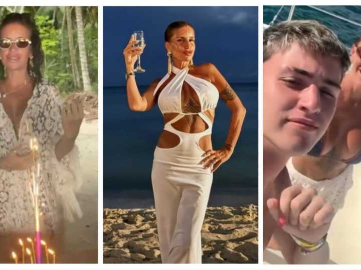 El exótico cumpleaños de Florencia Peña en el Caribe junto a su familia: todas las fotos