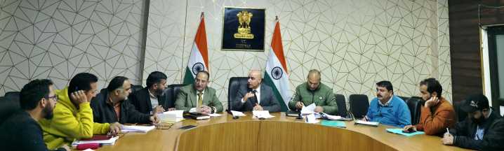 DC Kishtwar reviews heritage restoration projects under J&K Architecture & Heritage Scheme