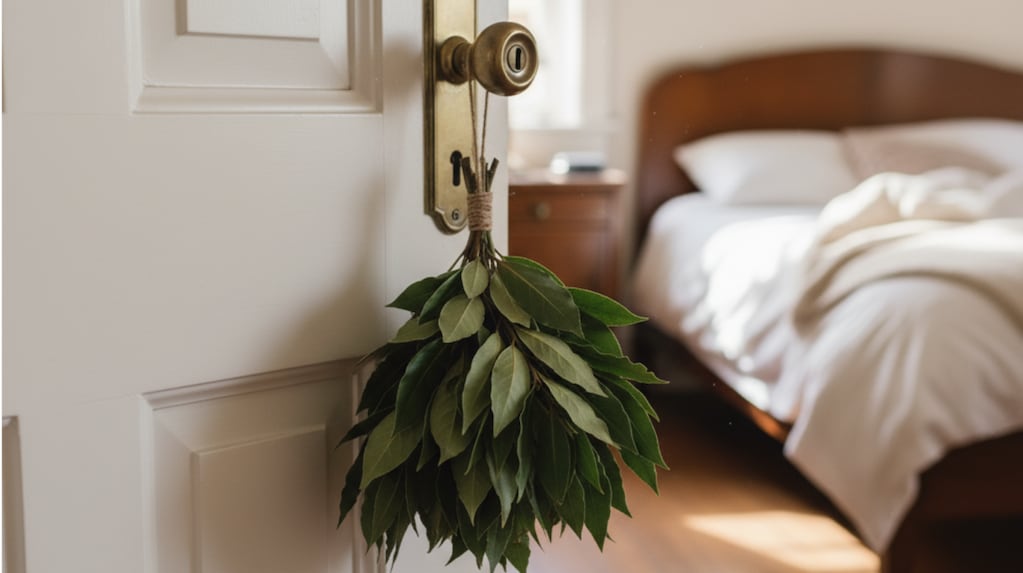 Colgar hojas de laurel en la puerta del dormitorio: por qué recomiendan hacerlo