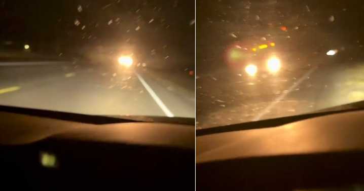 VIDEO: Wrong-way semi leads to close call, sends driver off SR