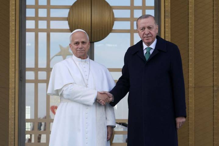 After meeting Pope, Erdogan praises his 'astute stance' on Palestinian issue