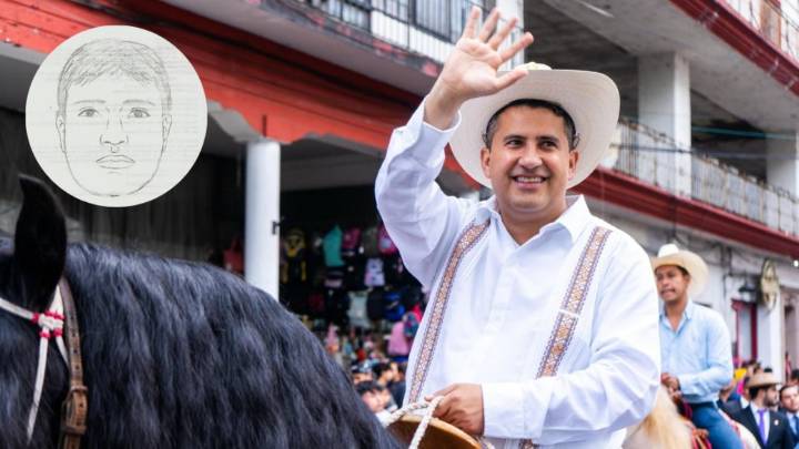 Revelan retrato del asesino del alcalde de Uruapan; podría ser menor de edad
