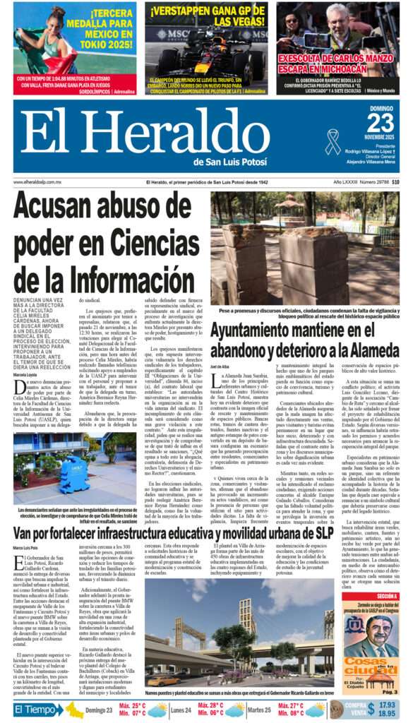 Edición impresa 23 de noviembre de 2025