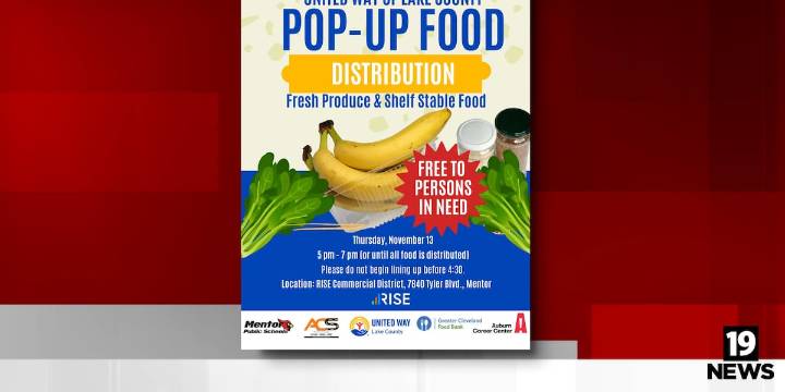 United Way of Lake County holding pop-up food distribution