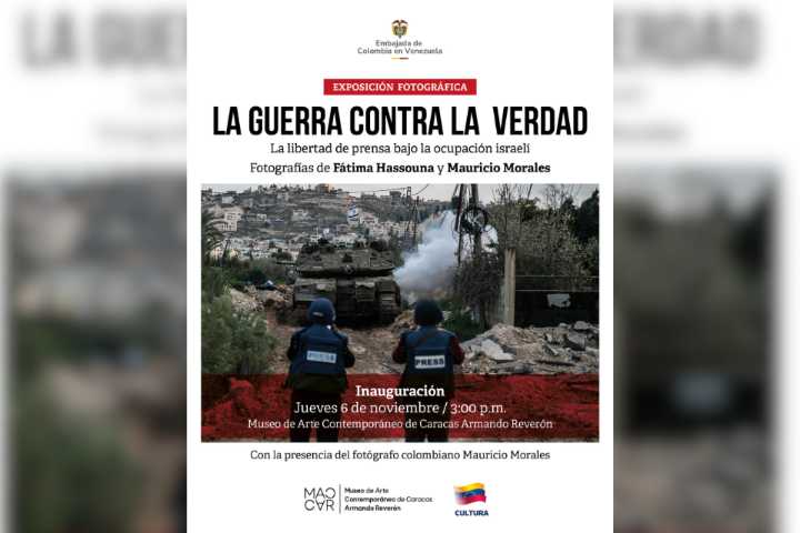 Exposición fotográfica «La Guerra contra la Verdad» expone ataques a la prensa en Gaza