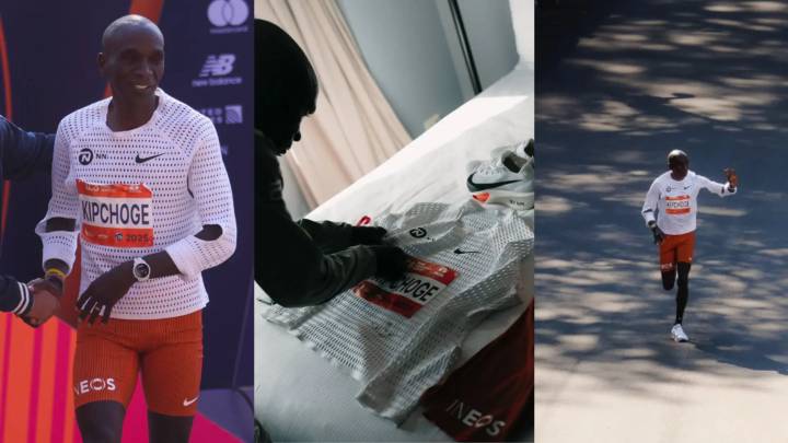 La innovadora camiseta con perforaciones de la Eliud Kipchoge que ha acaparado todas las miradas en la en la Maratón de Nueva York