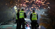 Scots yobs launch firework at car with woman and kids inside amid Bonfire Night chaos
