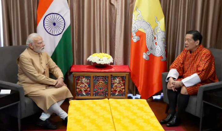 PM Modi meets former Bhutan King, appreciates his efforts towards building bilateral ties