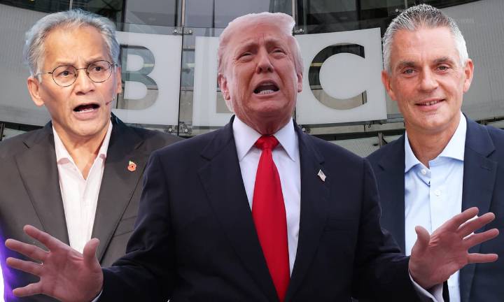 Donald Trump threatens to sue BBC as doctored speech row engulfs corporation