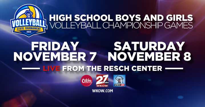 WATCH HERE: WIAA State Boys and Girls Volleyball Championships