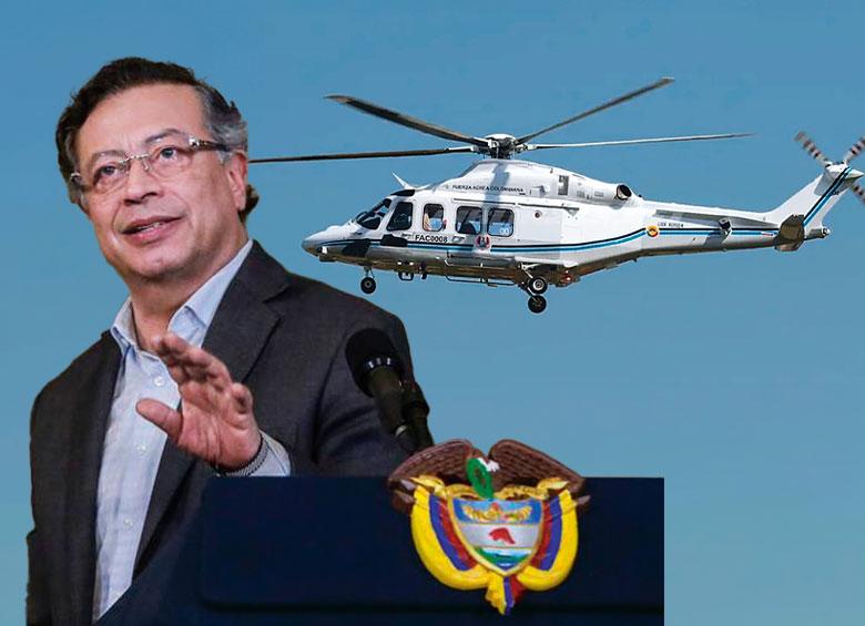 Hasta el arreglo del helicóptero que usa Petro se afectó por la Lista Clinton, ¿qué más puede pasar?