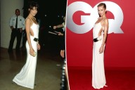 Delilah Belle Hamlin borrows mom Lisa Rinna's vintage 1996 Gucci dress for GQ Men of the Year 2025 red carpet
