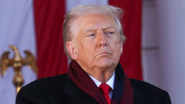 Donald Trump's Blinding New Bleach Job At Veterans Day Outing Is So Distracting