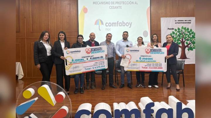 Comfaboy entregó subsidios de desempleo a 380 personas cesantes de Boyacá