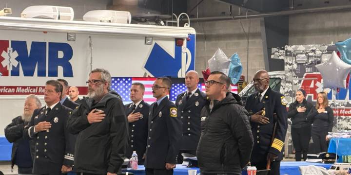 AMR New Haven hosts tenth annual Veterans Day ceremony for first responders