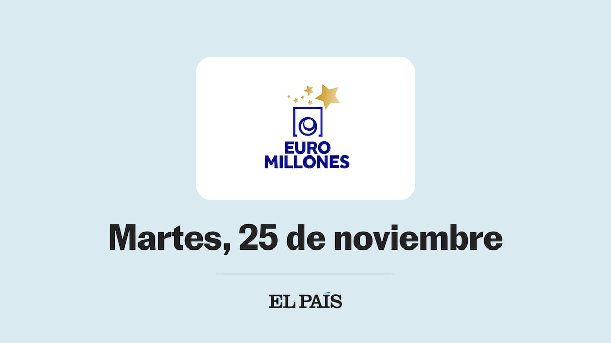Euromillones: comprobar sorteo del martes 25 de noviembre