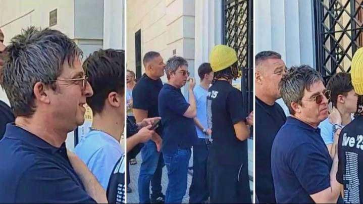 El vocalista de Oasis recorrió Recoleta y La Bombonera antes de su show