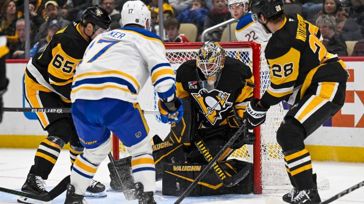 Jarry makes 29 saves in return, Penguins hold off Sabres