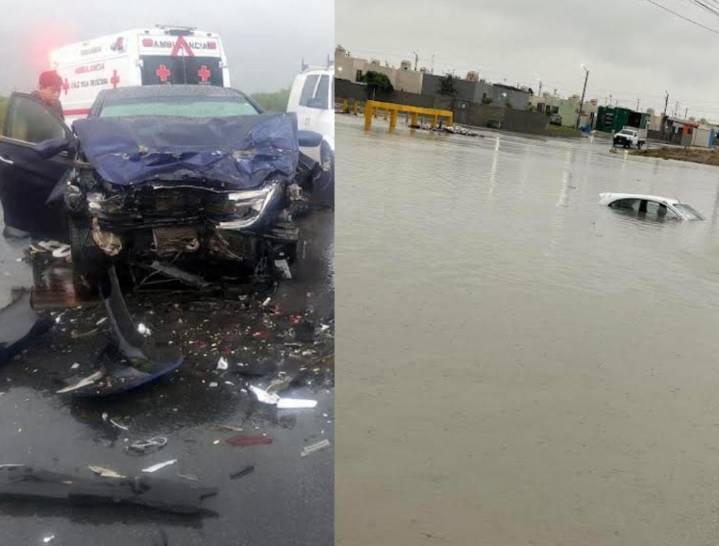 Frente frío 16 y lluvias traen muerte e inundaciones en Tamaulipas
