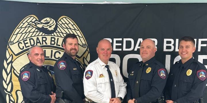 Cedar Bluff Police Department fully staffed after months of uncertainty
