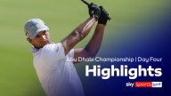 Abu Dhabi HSBC Championship | Day four highlights
