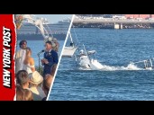 Sinking Boat Almost Steals the Show at Waterfront Wedding in San Diego