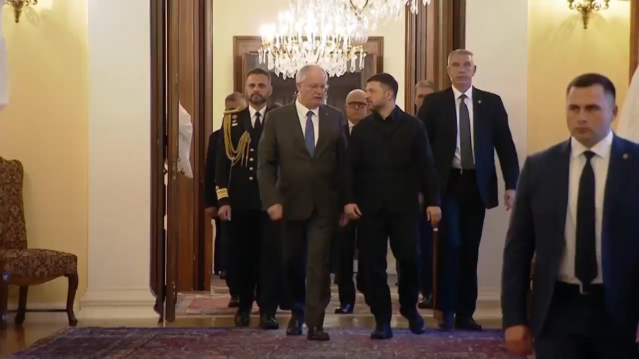 Greece and Ukraine sign a US gas supply deal as Zelenskyy visits Athens