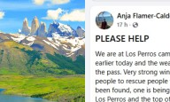 "PLEASE HELP": El grito de ayuda en Facebook que activó el operativo de rescate a raíz de la tragedia en Torres del Paine